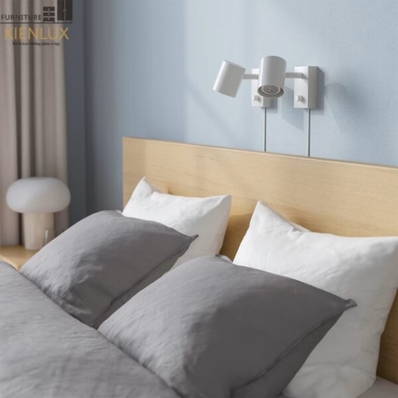 Giường Ngủ Thiết Kế Hiện Đại Chất Liệu Gỗ Công Nghiệp GNKL-027