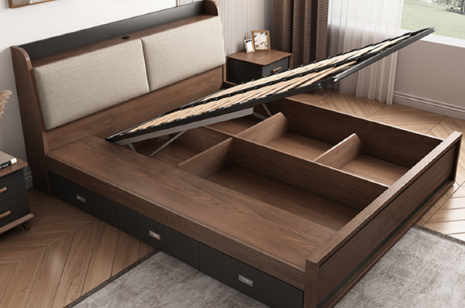 Giường Ngủ Gỗ Công Nghiệp GNKL-003
